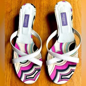 Vintage Emilio Pucci Firenze sandals size 37